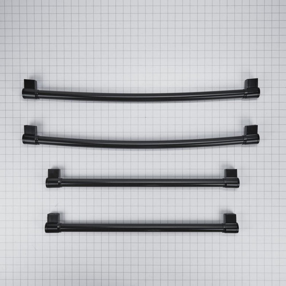 Trousse de poignées pour réfrigérateur à portes françaises noir W10716735