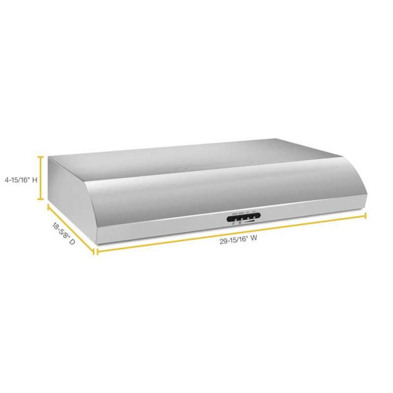 Hotte de cuisinière avec système d'installation FIT - 30 po UXT5230BDS