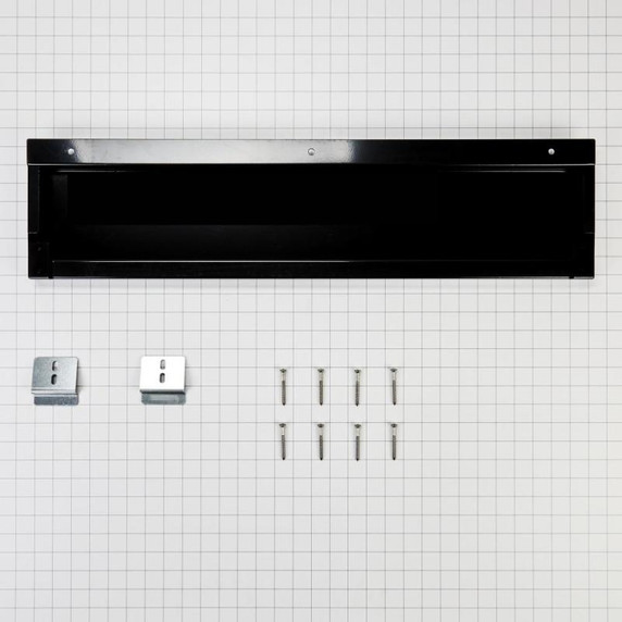 Dosseret de cuisinière coulissante de 6 po (15,2 cm) - noir W10655449