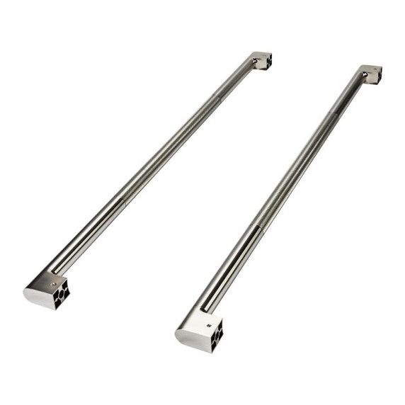 Trousse de poignées pour réfrigérateur côte à côte à distributeur externe JennAir®, Rise™ (Qté = 2 poignées) W11367367