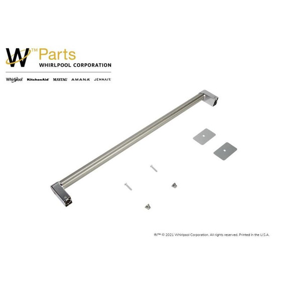 Handle Kit w/ Two Red Medallions for Panel-Ready Undercounter Refrigerator W11247090