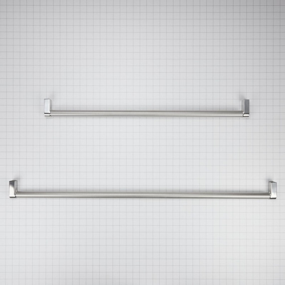 Trousse de poignée pour réfrigérateur à congélateur inférieur KitchenAid W10782874
