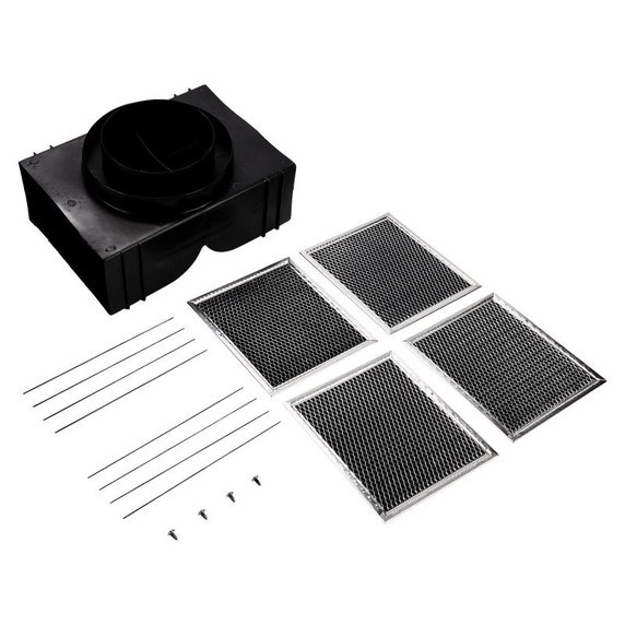 Trousse de recirculation d’air pour hotte de cuisinière sur îlot W11430922