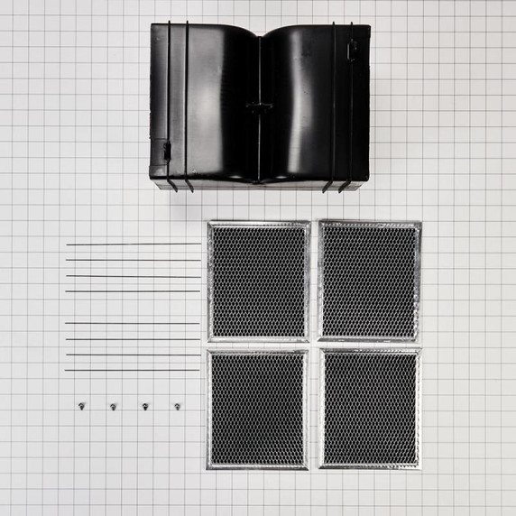 Trousse de recirculation d’air pour hotte de cuisinière sur îlot W11430922