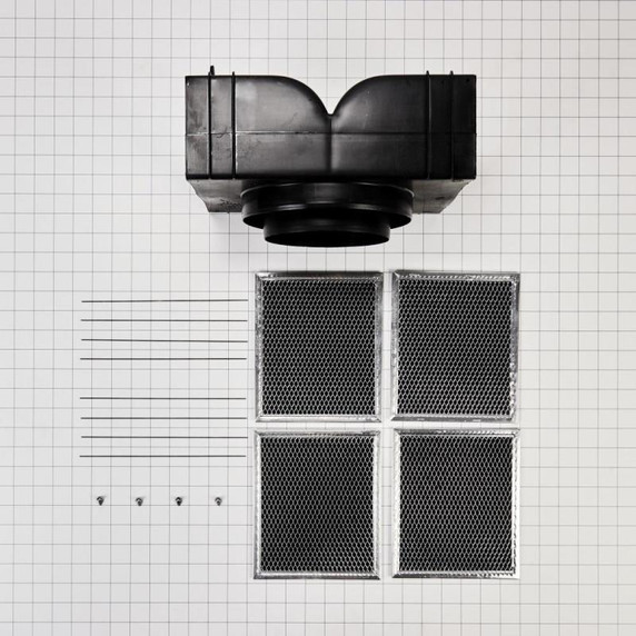 Trousse de recirculation d’air pour hotte de cuisinière sur îlot W11430922