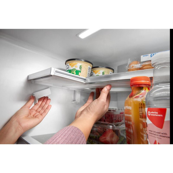 Whirlpool® Réfrigérateur à profondeur de comptoir à 4 portes avec machine à glaçons dans la porte de 36 po WRQC7836RZ