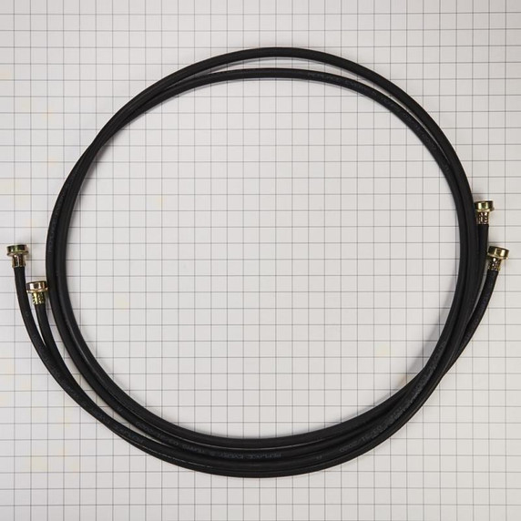 Tuyau pour laveuse – 10 pi, caoutchouc noir (Emballage de 2) 8212656RP