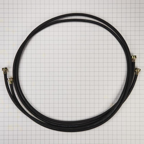 Tuyau pour laveuse – 10 pi, caoutchouc noir (Emballage de 2) 8212656RP