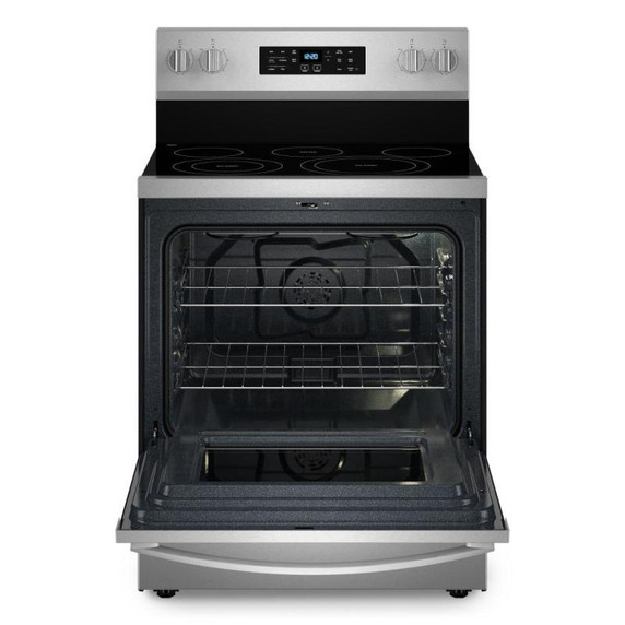 Whirlpool® Cuisinière électrique Energy Star avec cuisson à air, friture à air sans préchauffage et nettoyage automatique - 30 po YWFES5030RZ