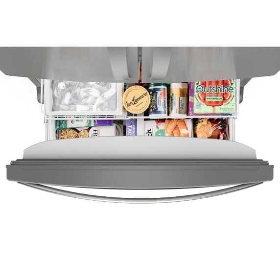 Whirlpool® Réfrigérateur à portes françaises, profondeur de comptoir et congélateur inférieur - 36po - 20picu WRFC2036RZ