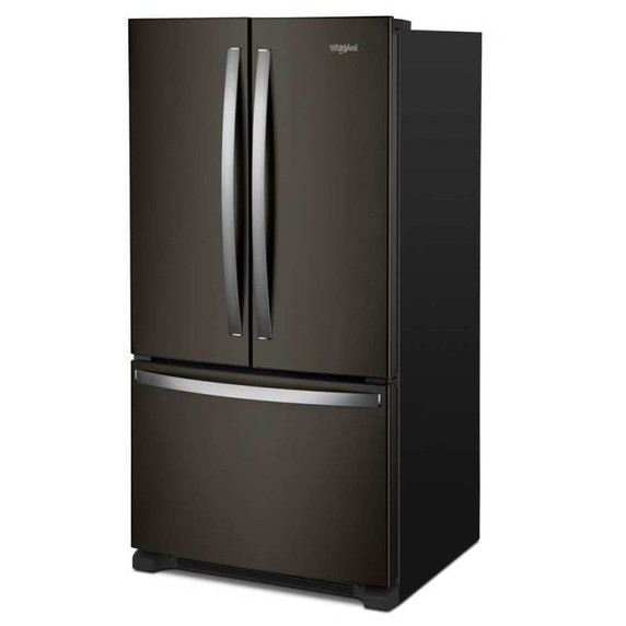 Whirlpool® Réfrigérateur à portes françaises, profondeur de comptoir et congélateur inférieur - 36po - 20picu WRFC2036RV