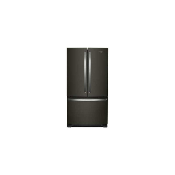 Whirlpool® Réfrigérateur à portes françaises, profondeur de comptoir et congélateur inférieur - 36po - 20picu WRFC2036RV