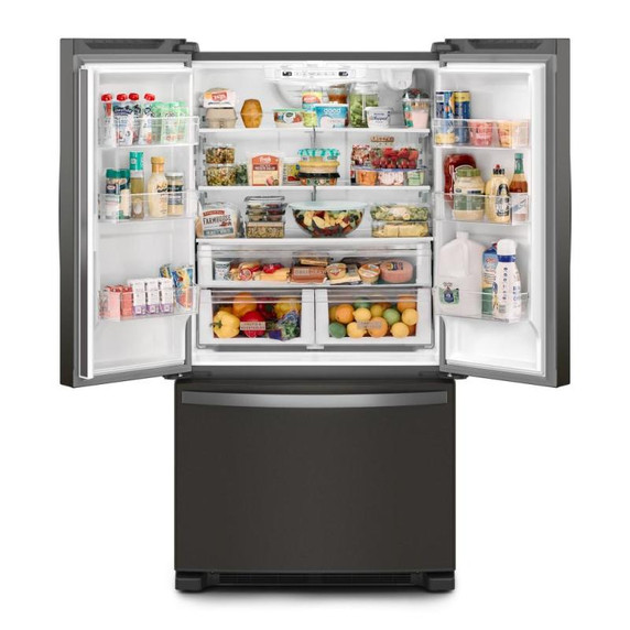 Whirlpool® Réfrigérateur à portes françaises, profondeur de comptoir et congélateur inférieur - 36po - 20picu WRFC2036RV