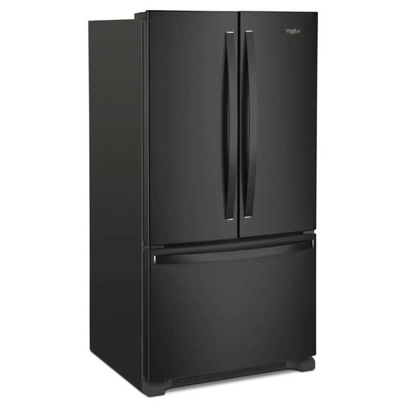 Whirlpool® Réfrigérateur à portes françaises, profondeur de comptoir et congélateur inférieur - 36po - 20picu WRFC2036RB