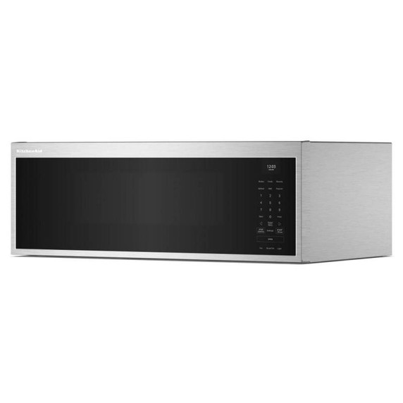 Kitchenaid® Four à micro-ondes à hotte intégrée à profil bas intelligent avec ventilateur double YKMML550RPS