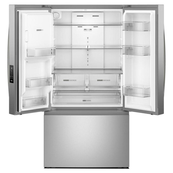 Whirlpool® Réfrigérateur à portes françaises avec distributeur d'eau et machine à glaçons dans la porte - 36 po - 30 pi cu WRFF3536SZ
