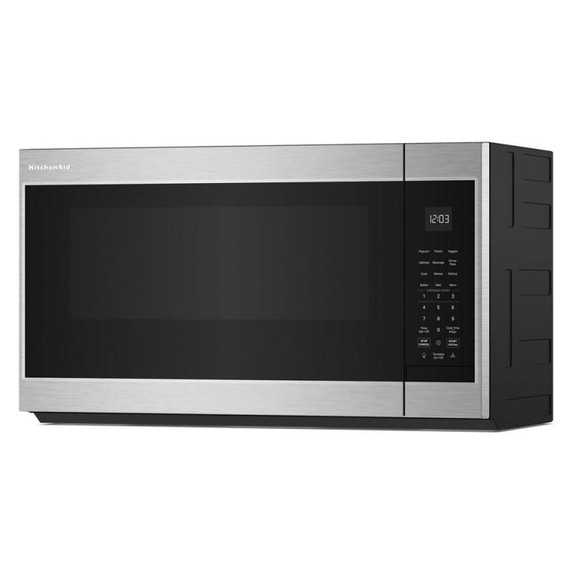 Four à micro-ondes à hotte intégrée au design encastré affleurant* KitchenAid® - 1.9 pi cu YKMMS130RPS