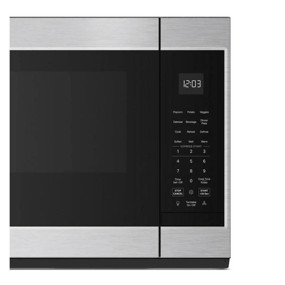 Four à micro-ondes à hotte intégrée au design encastré affleurant* KitchenAid® - 1.9 pi cu YKMMS130RPS