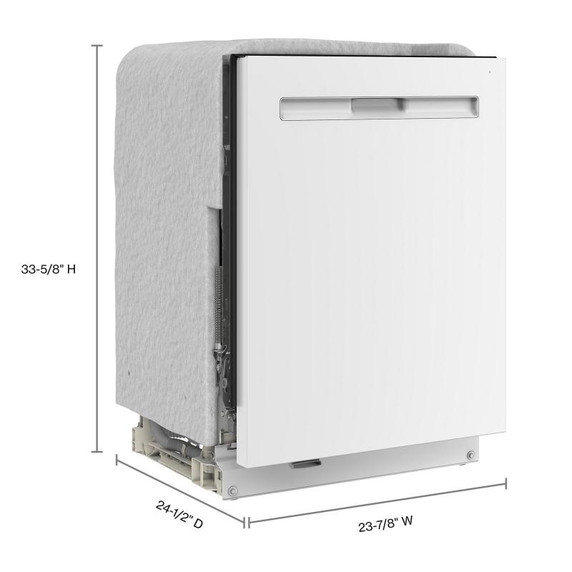 Maytag® Lave-vaisselle à commandes dissimulées avec cycle PowerBlast® et séchage intensif PowerDry de 24 po MDPS7024SW