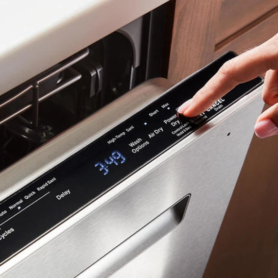 Maytag® Lave-vaisselle à commandes dissimulées avec cycle PowerBlast® et séchage intensif PowerDry de 24 po MDPS7024SW
