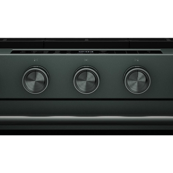 Kitchenaid® Cuisinière au gaz coulissante intelligente avec modes de cuisson à convection et brûleur 2 en 1 - 5 pi cu KSGS530SJP