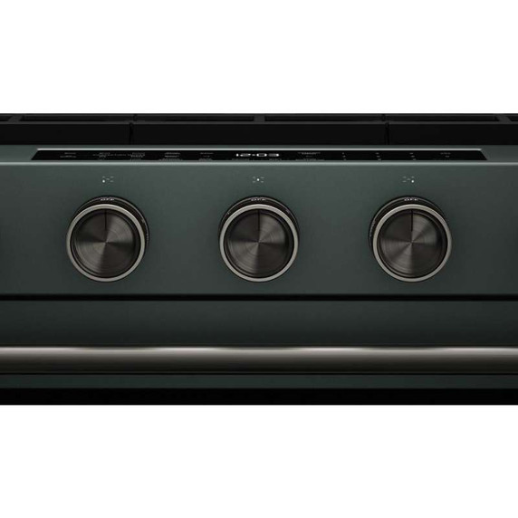 Kitchenaid® Cuisinière au gaz coulissante intelligente avec modes de cuisson à convection et brûleur 2 en 1 - 5 pi cu KSGS530SJP