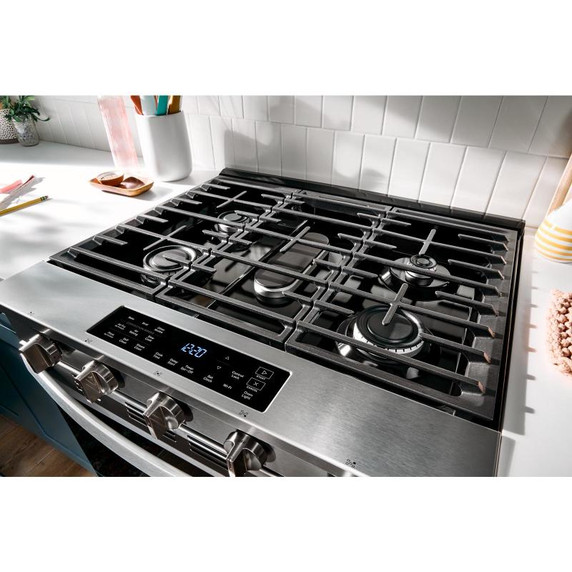 Whirlpool® Cuisinière au gaz avec technologie de cuisson à air - 30 po WSGS5030SB