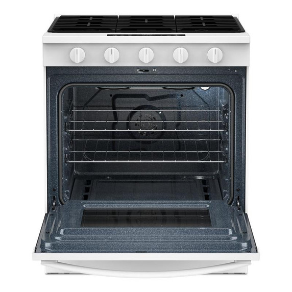 Whirlpool® Cuisinière au gaz avec technologie de cuisson à air - 30 po WSGS5030SW Whirlpool® Cuisinière au gaz avec technologie de cuisson à air - 30 po WSGS5030SW