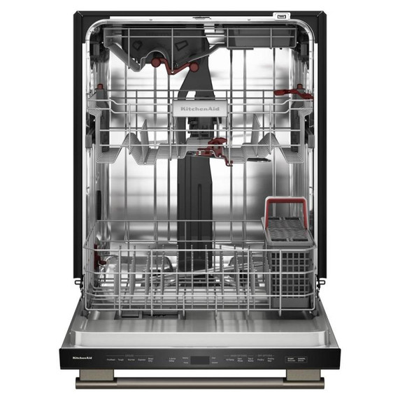 Kitchenaid® Lave-vaisselle à troisième panier avec Max Jets™ à 360° et système de séchage ProDry™ - 44 dBA KDTS424SBE