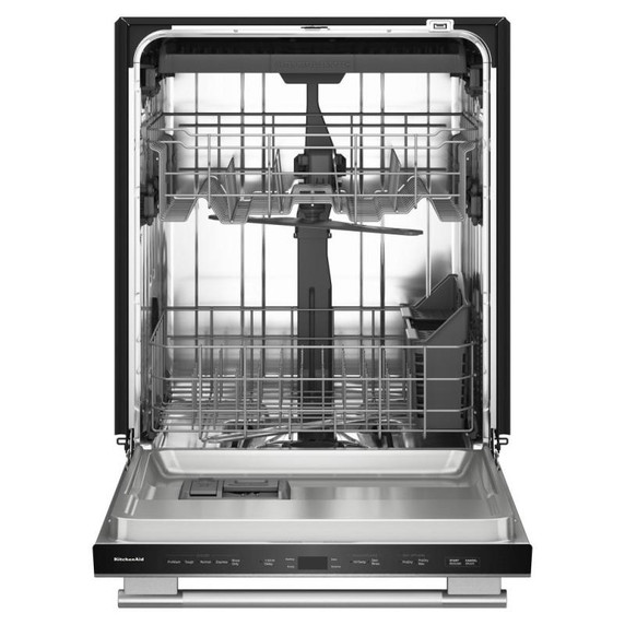 Kitchenaid® Lave-vaisselle à troisième panier à ustensiles avec plus de 30 jets de lavage à couverture totale en fini PrintShield™ - 47 dBA KDTS224SPS
