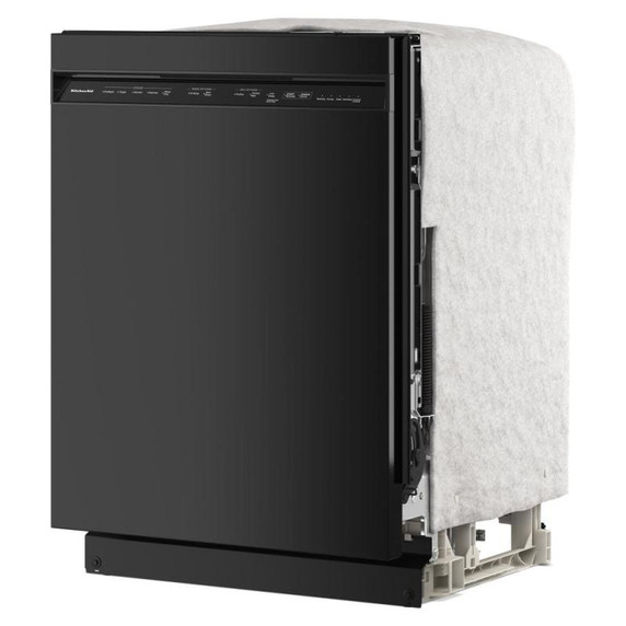 Kitchenaid® Lave-vaisselle à troisième panier à ustensiles avec plus de 30 jets de lavage à couverture totale - 47 dBA KDFS224SBL