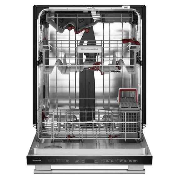 Kitchenaid® Lave-vaisselle à troisième panier avec Max Jets™ à 360° et système de séchage avancé ProDry™ et éclairage à DEL ultra vif - 44 dBA KDTS724SPS