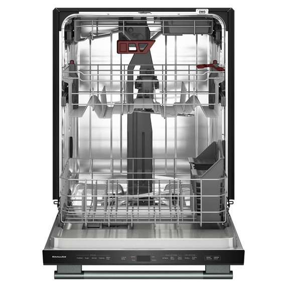 Kitchenaid® Lave-vaisselle à troisième panier avec plus de 40 jets de lavage à couverture totale - 41 dBA KDTS324SJP