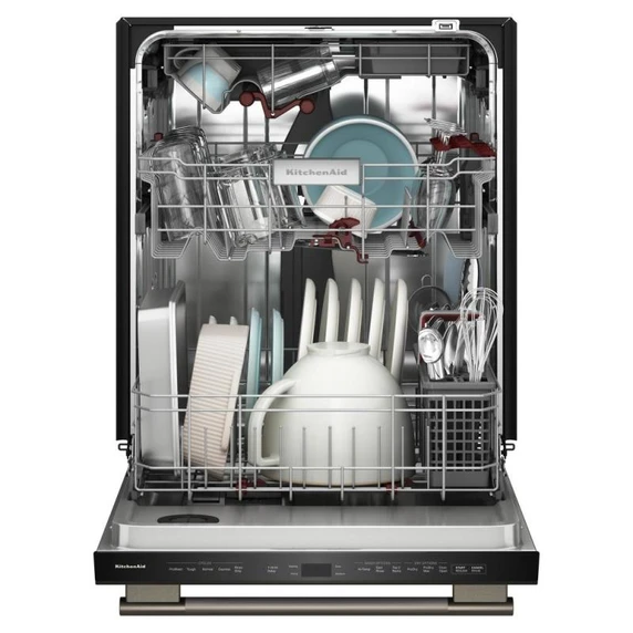 Kitchenaid® Lave-vaisselle à troisième panier avec Max Jets™ à 360° et système de séchage avancé ProDry™ - 44 dBA KDTS624SBE