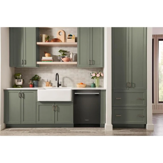 Kitchenaid® Lave-vaisselle à troisième panier avec Max Jets™ à 360° et système de séchage avancé ProDry™ - 44 dBA KDTS624SBE