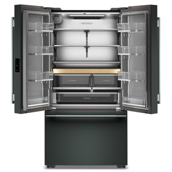 Kitchenaid® Réfrigérateur à portes françaises et profondeur de comptoir avec distributeur intérieur - 24 pi cu et 26 po KRFC236SJP Kitchenaid® Réfrigérateur à portes françaises et profondeur de comptoir avec distributeur intérieur - 24 pi cu et 26 po KRFC236SJP