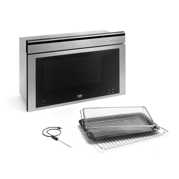 Four à micro-ondes encastré multifonctions avec mode de friture à air KitchenAid® YKMBT730SPS