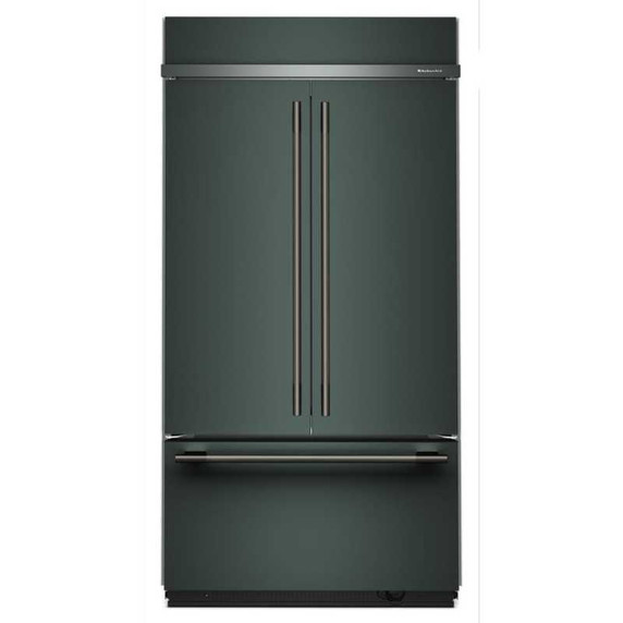 Kitchenaid® Réfrigérateur à portes françaises et congélateur inférieur avec intérieur platine - 42 po - 24.2 pi cu KBFN542SJP