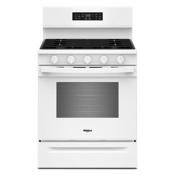Whirlpool® Cuisinière au gaz avec technologie de cuisson à air - 30 po WFGS5730SW