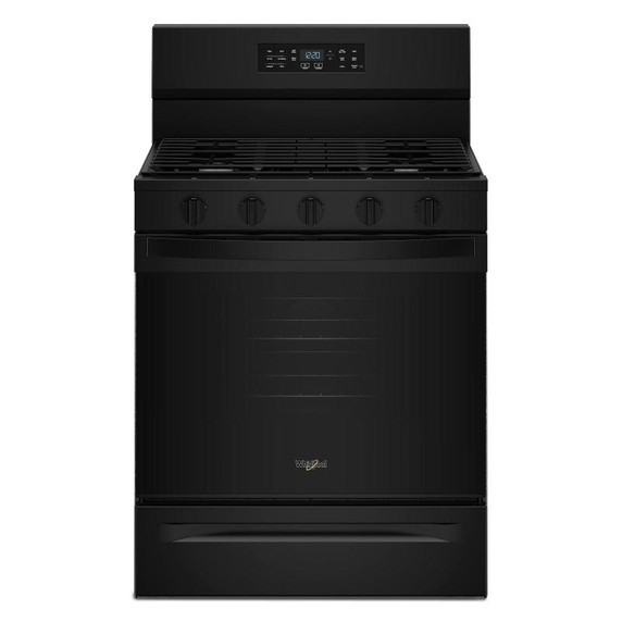 Whirlpool® Cuisinière au gaz avec technologie de cuisson à air - 30 po WFGS5730SB