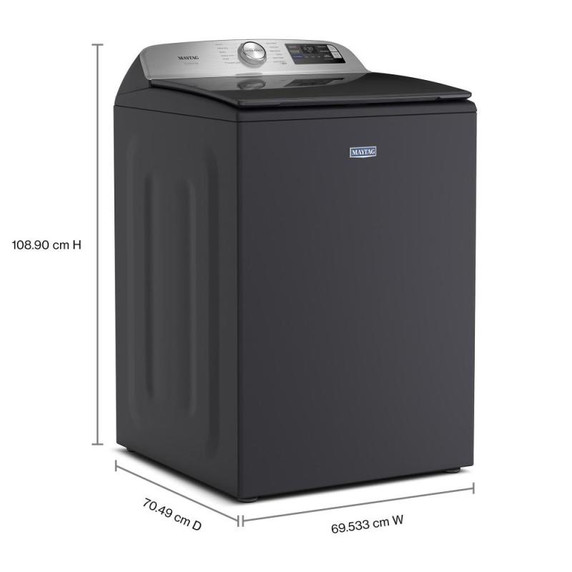 Maytag® Laveuse à chargement vertical Animal Pet Pro avec agitateur, option Extra Power et cycle d’assainissement avec Oxi - 6 pi cu MTW7205RF
