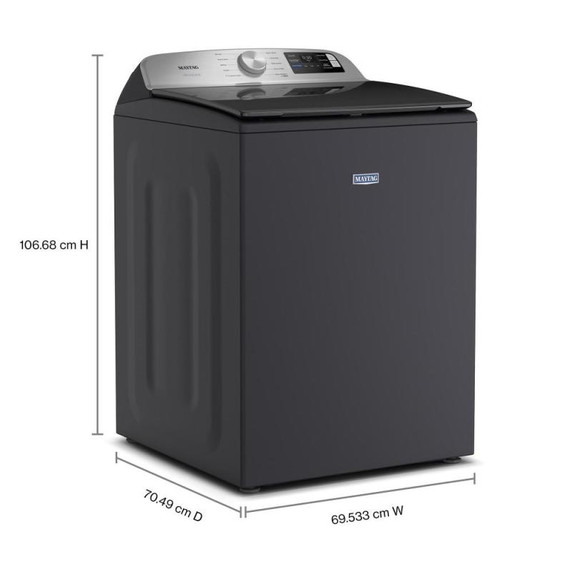Maytag® Laveuse intelligente à chargement vertical à agitateur avec fonction Extra Power - 6 pi cu MTW6205RF