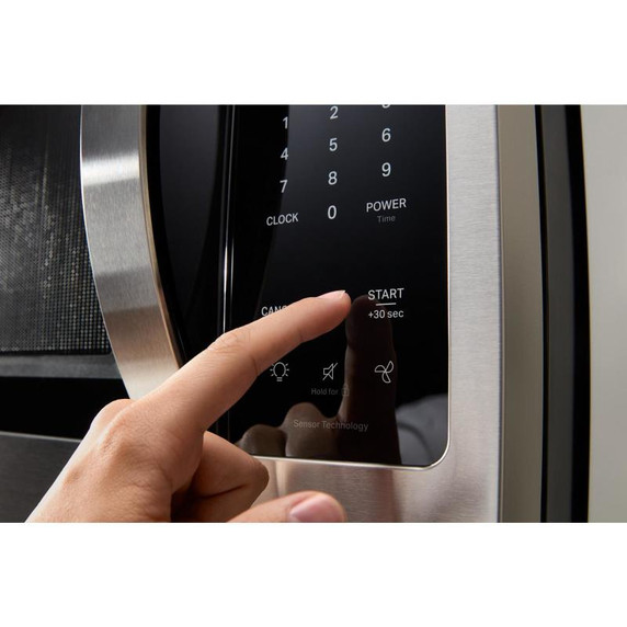 Whirlpool® Four à micro-ondes à hotte intégrée avec cuisson par détection - 1,9 pi cu - 1000 watts YWMMS3230SZ