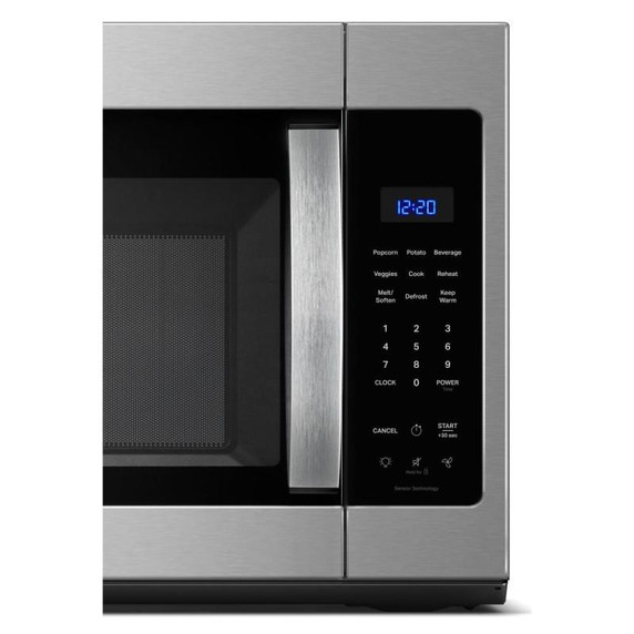 Whirlpool® Four à micro-ondes à hotte intégrée avec cuisson par détection - 1,9 pi cu - 1000 watts YWMMS3230SZ