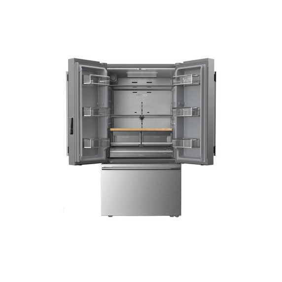 Kitchenaid® Réfrigérateur à portes françaises avec distributeur d’eau et de glaçons intérieur - 31 pi cu KRFF336SPS