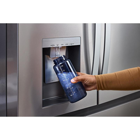 Réfrigérateur à portes françaises Whirlpool® à capacité familiale et tiroir à températures flexibles de 29 pi cu WRMF3636SZ