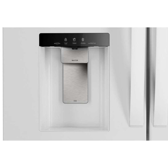 Réfrigérateur à portes françaises Whirlpool® et capacité familiale et tiroir à températures flexibles de 29 pi cu WRMF3636SW