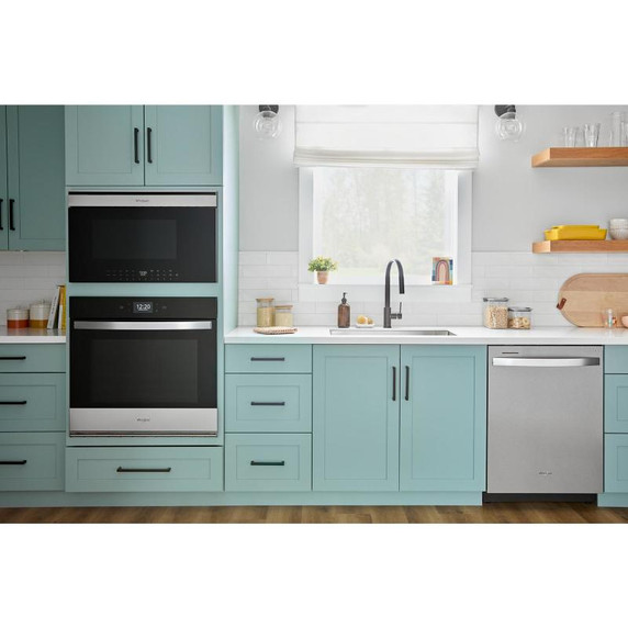 Whirlpool® Four à micro-ondes intelligent multifonctionnel encastré avec friture à air de 1.1 pi cu - 900 watts YWMBT7030SZ