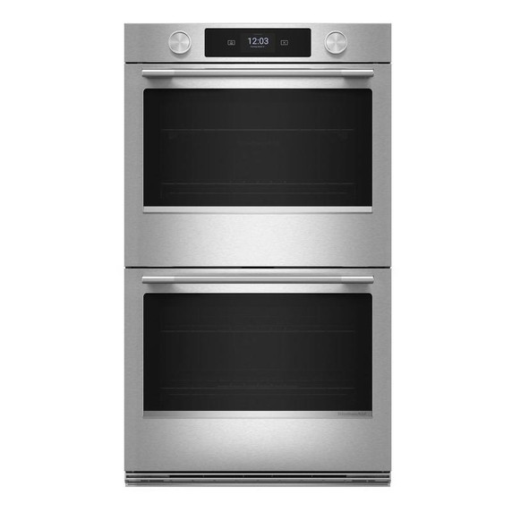Kitchenaid® Smart Double Wall Oven with Assisted Cooking Modes KOED730SPS