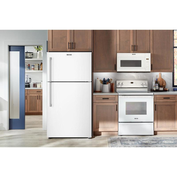 Maytag® Réfrigérateur à congélateur supérieur avec mode Garage - 19 pi cu - 30 po MRTX5119SW